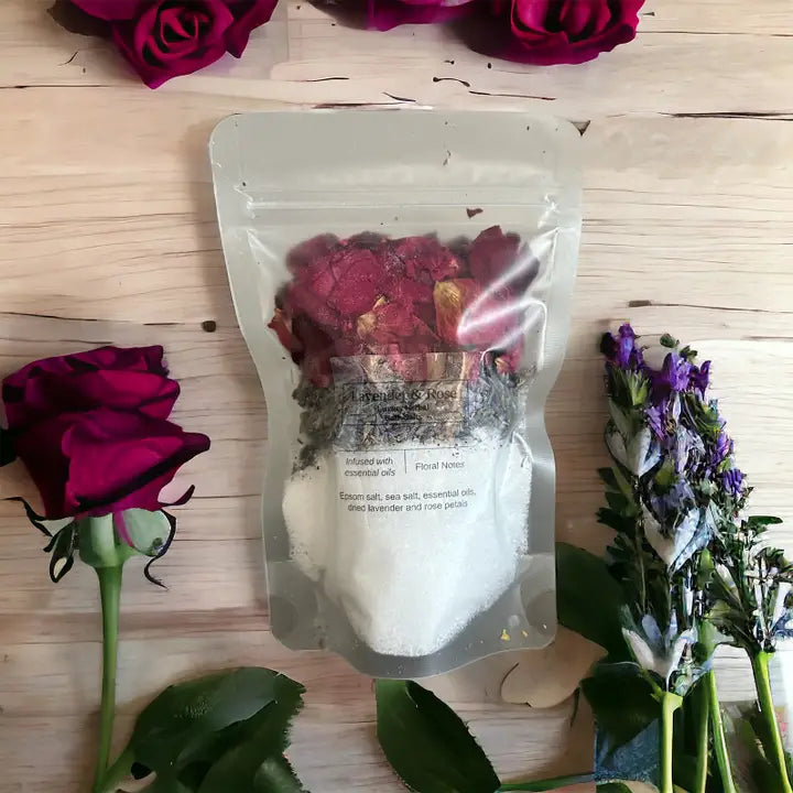 Luxury Bath Salts - Frosted Pouch