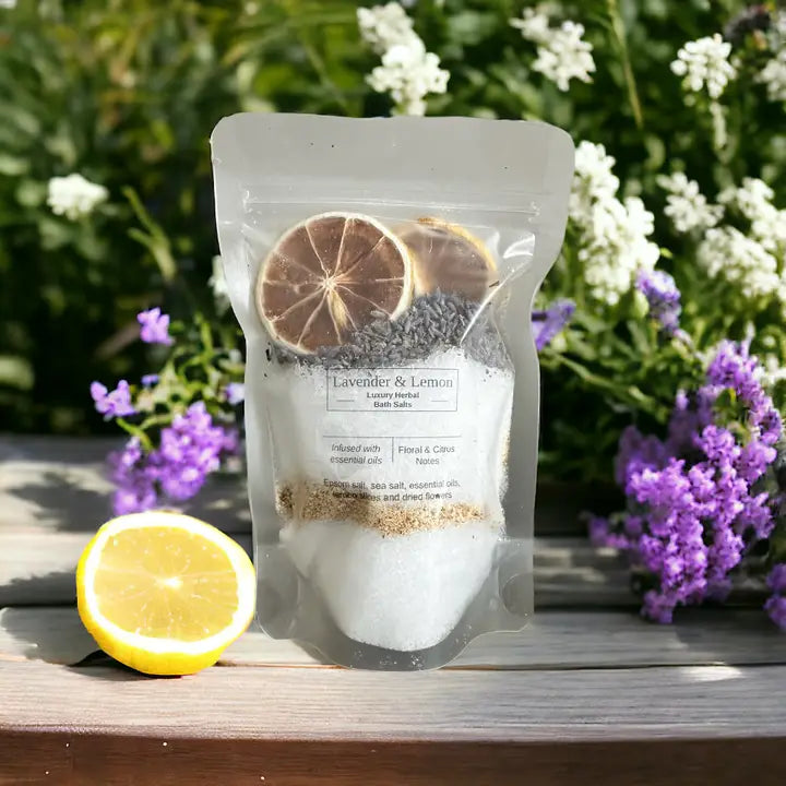 Luxury Bath Salts - Frosted Pouch