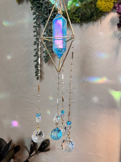 Blue Aura Suncatcher