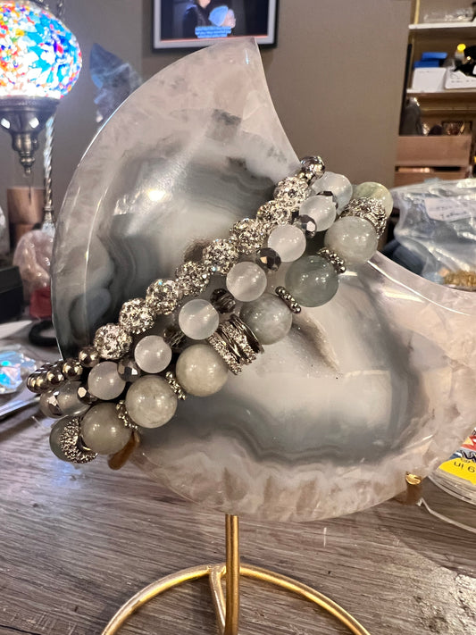 Winter Wonderland Aquamarine Stacker Set