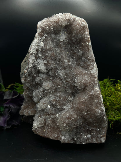 Large Pale Pink/Red Amethyst Cut Base
