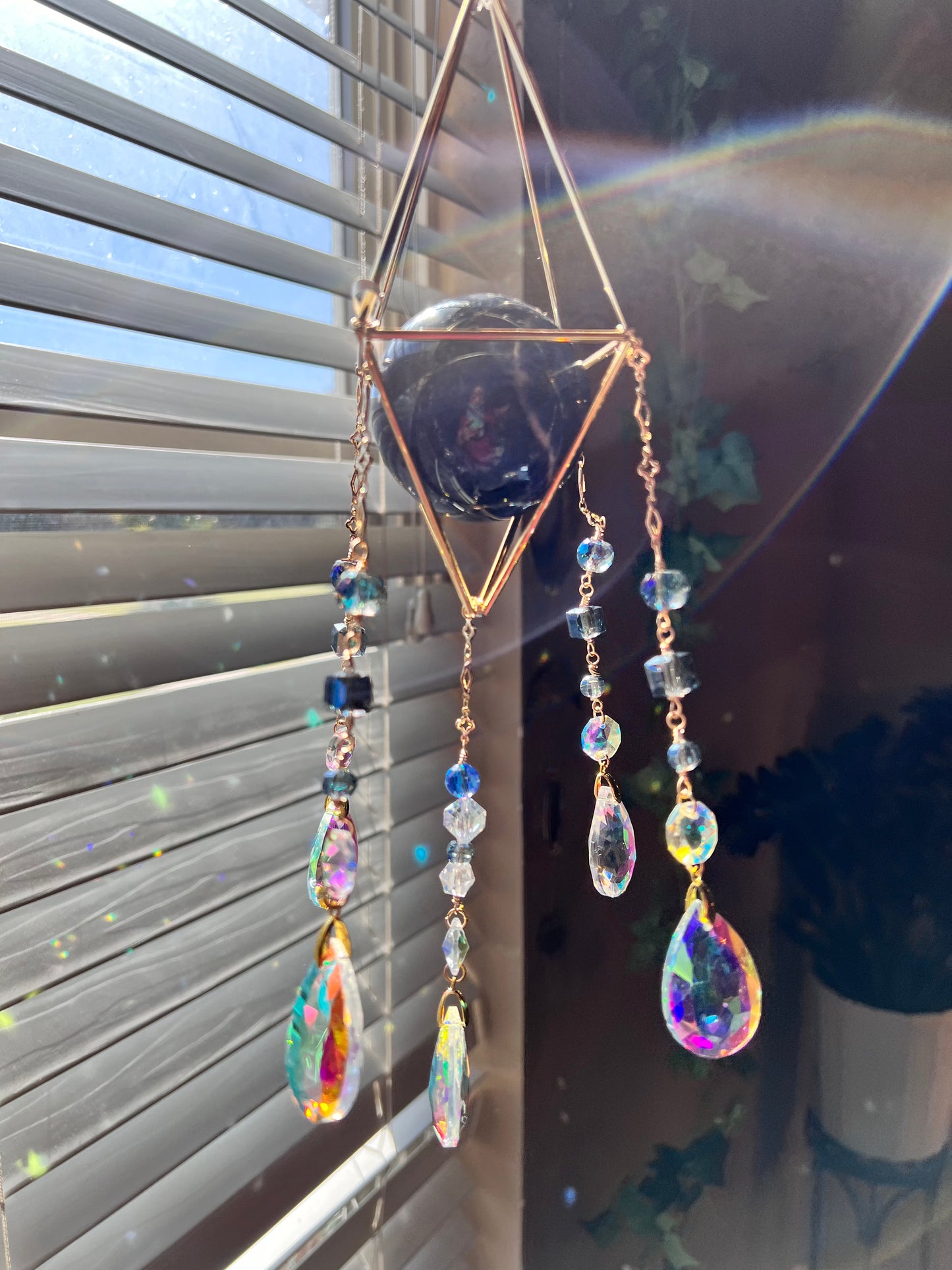 Sodalite Sphere Suncatcher