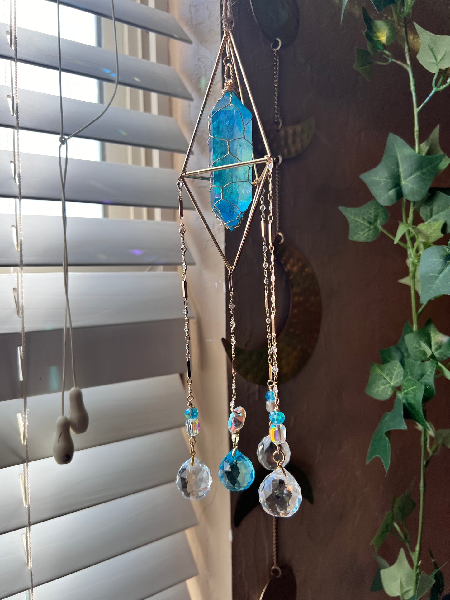 Blue Aura Suncatcher