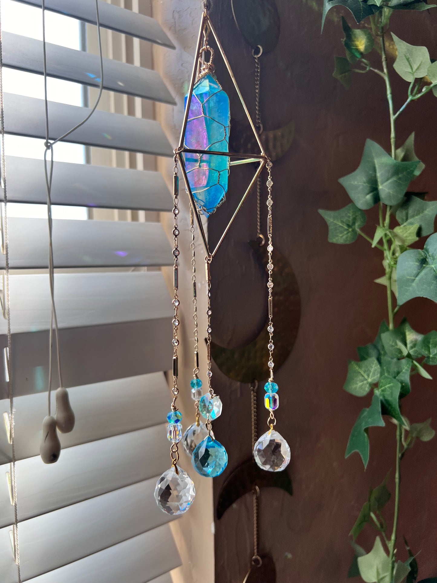 Blue Aura Suncatcher
