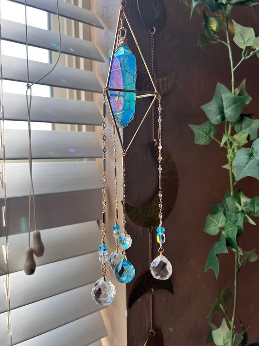 Blue Aura Suncatcher