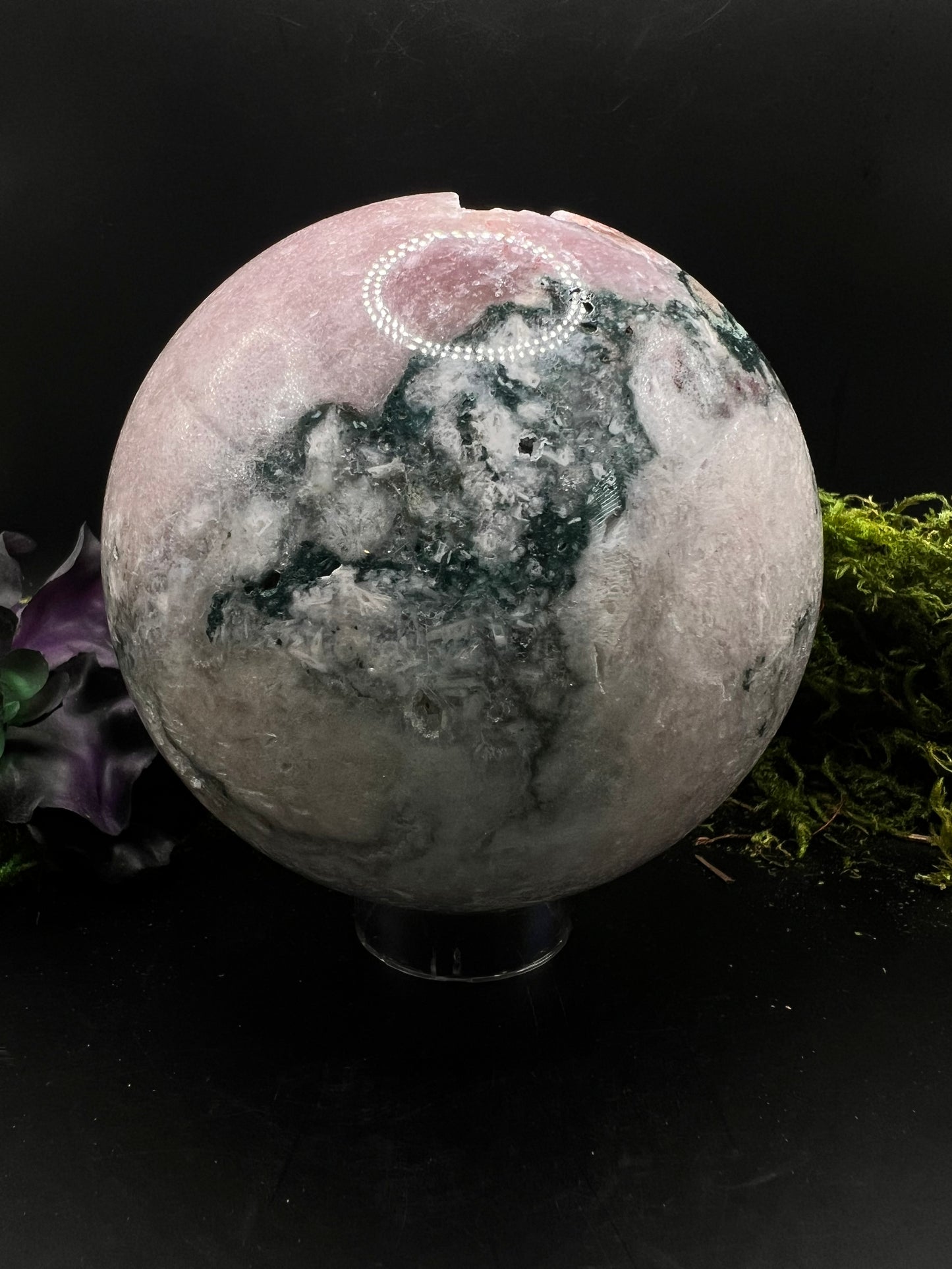Large Pink Amethyst Sphere
