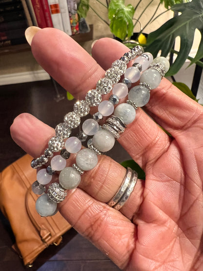 Winter Wonderland Aquamarine Stacker Set