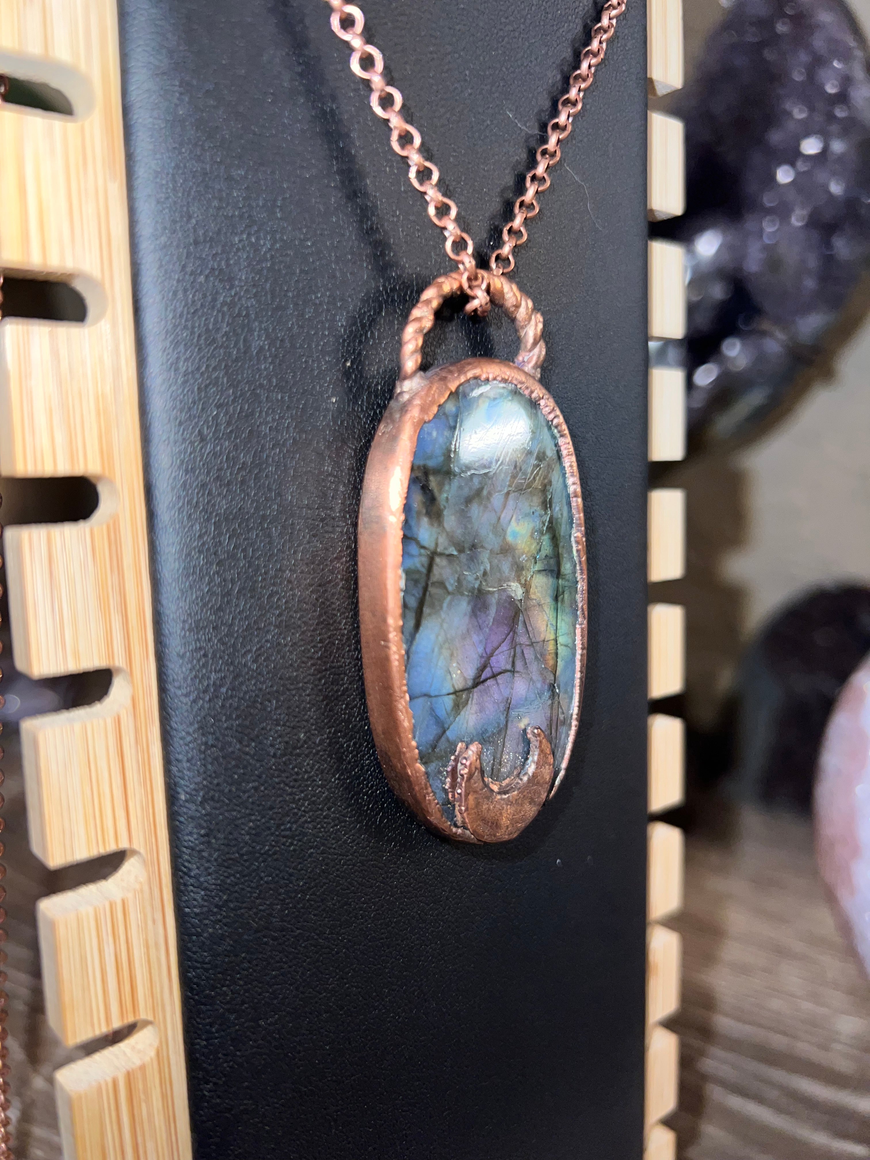 Copper Amulet Copper Moon Amulet – Aura Moon Design