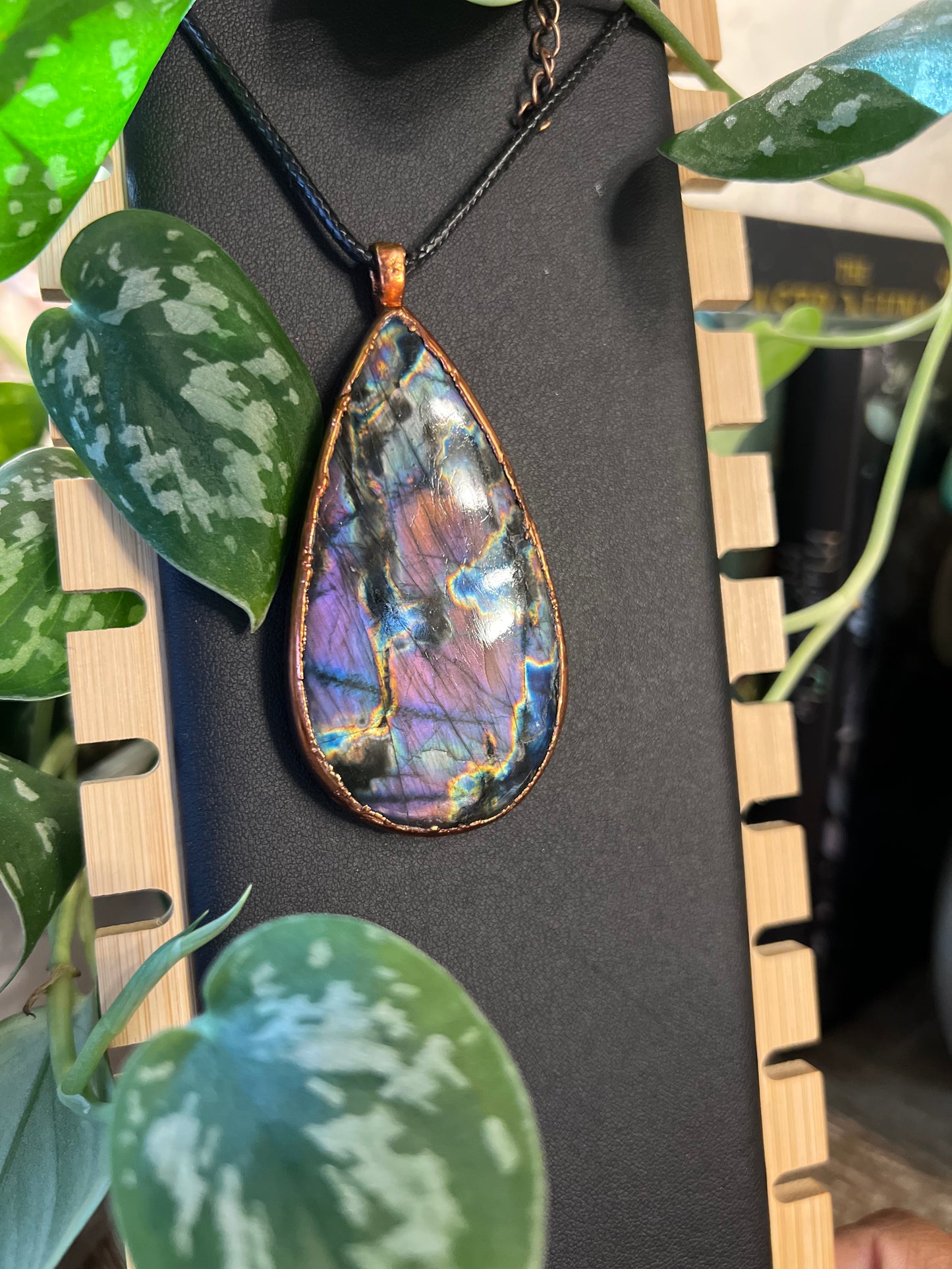 Large Purple Spectrolite Talisman