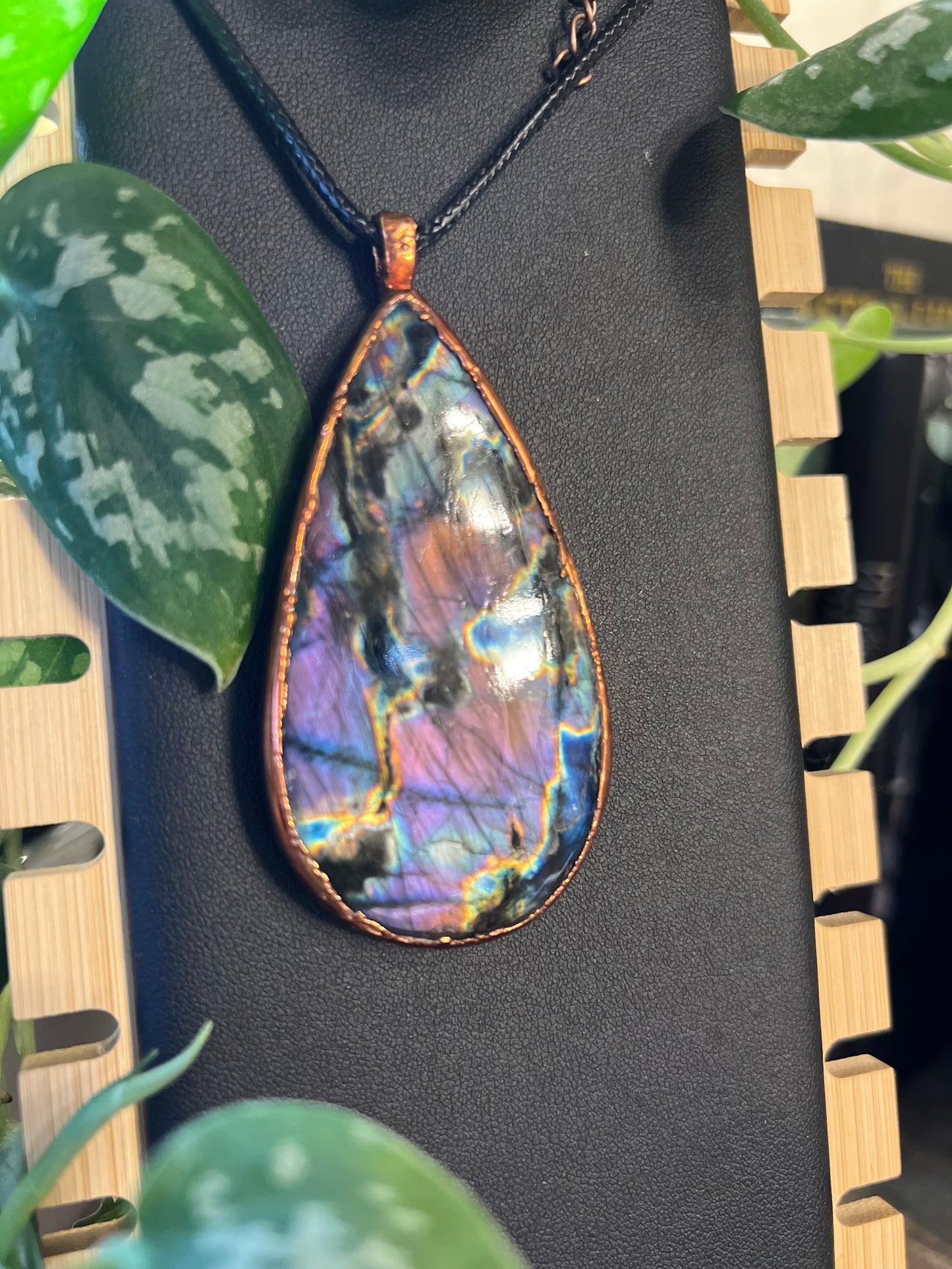 Large Purple Spectrolite Talisman