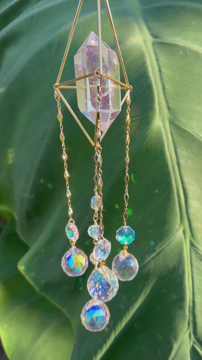 Double Terminated Aura Q Suncatcher