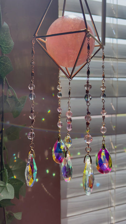 Aura Rose Quartz